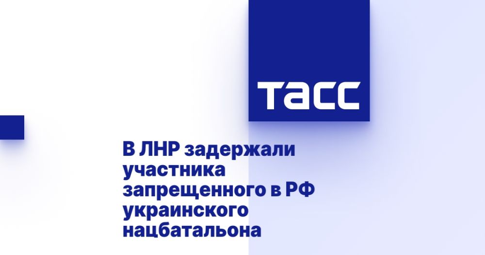 В ЛНР задержали участника запрещенного в РФ украинского нацбатальона