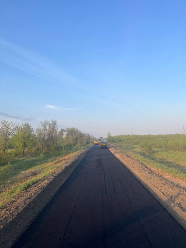 Проведены работы по укреплению автомобильной дороги