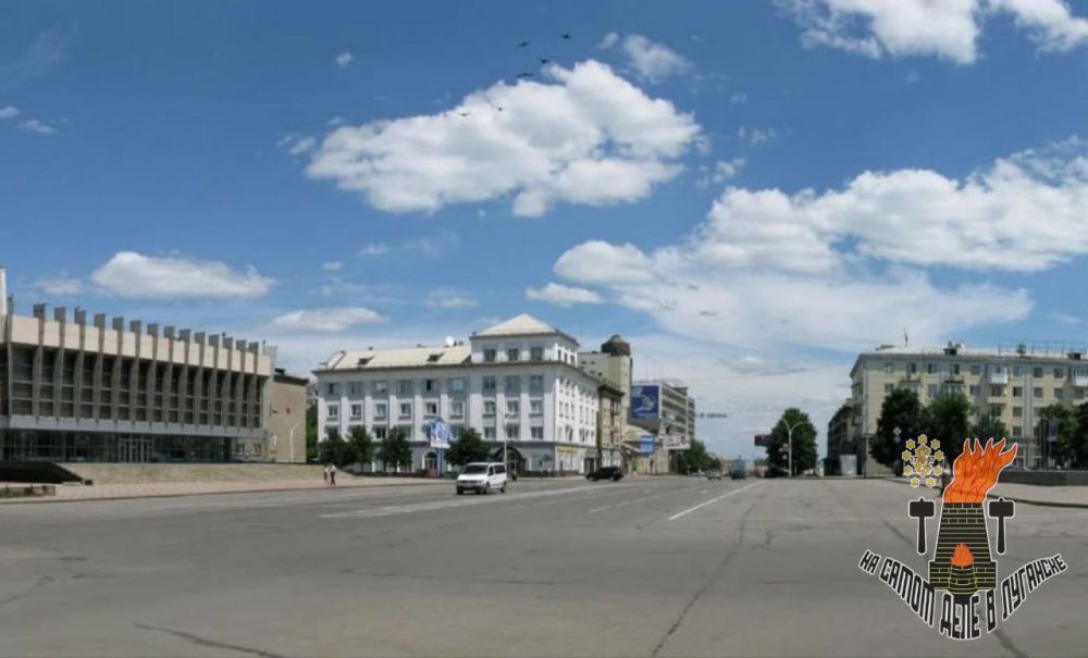 С 3 по 13 мая на Театральной площади в Луганске будет перекрыто движение