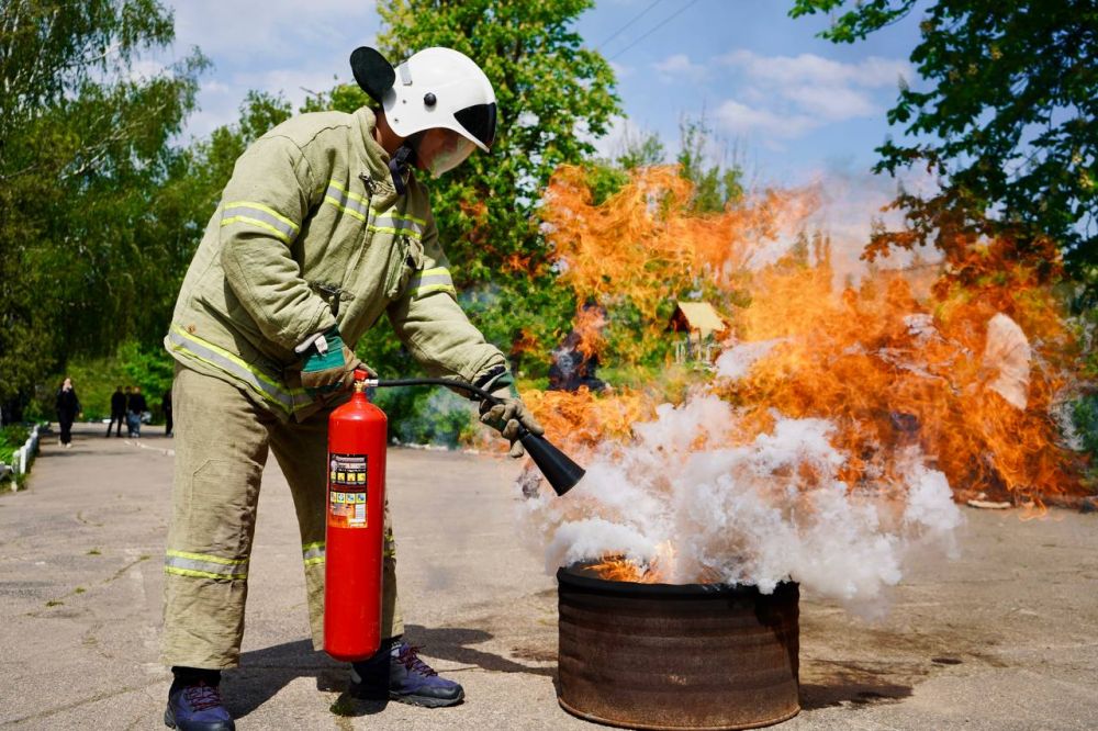 Городок безопасности в День пожарной охраны