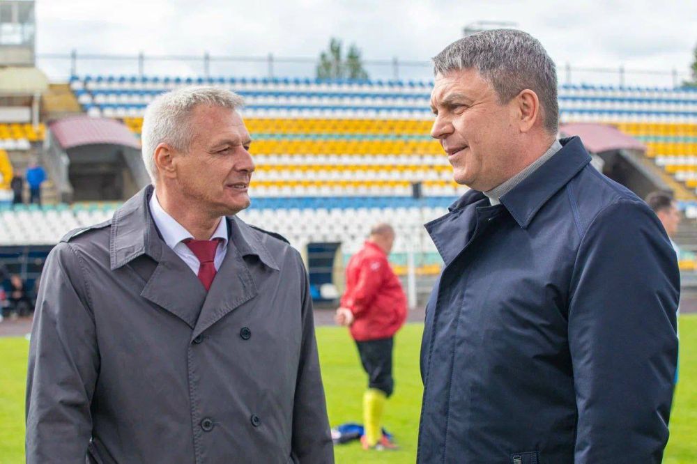 Леонид Пасечник: Посетил футбольный турнир среди ветеранов спорта, посвященный 80-летию Великой Победы