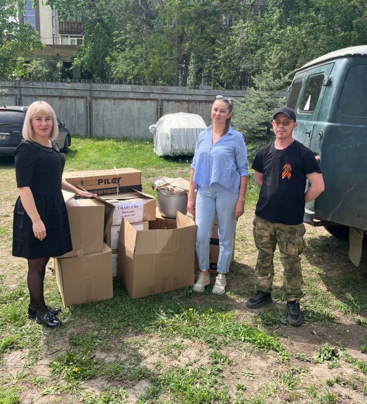 Инна Швенк: Оказали гуманитарную помощь военнослужащим