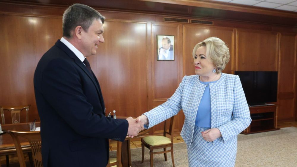 Леонид Пасечник встретился с Валентиной Матвиенко