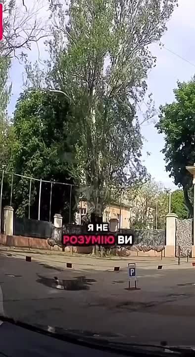 В Одессе рагулиха плюнула в такисиста за русскую речь