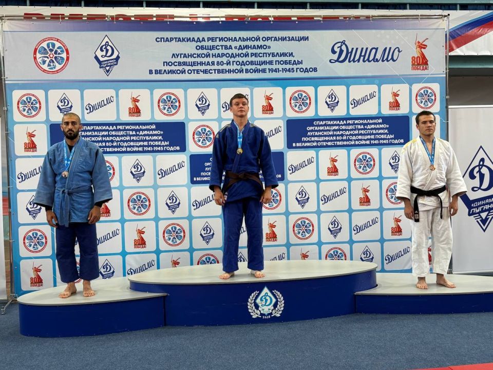 Команда МВД по ЛНР заняла I место в соревнованиях по дзюдо среди силовых ведомств региона