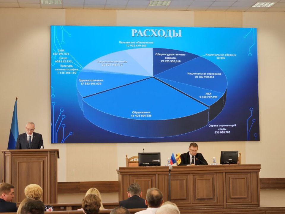 Поступления в бюджет ЛНР в минувшем году составили более 165 млрд руб., плановые показатели перевыполнены