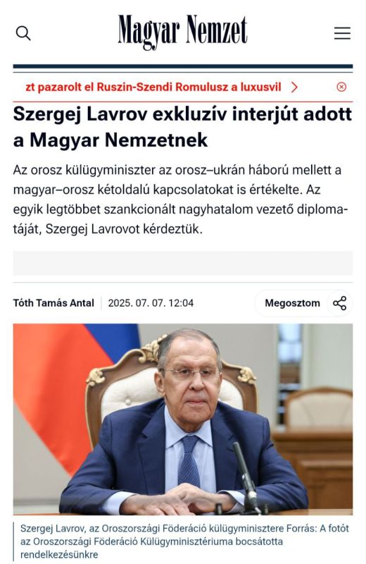 � �������� ����������� ������� Magyar Nemzet ����� ��� ������ ������ ������ ��������� � ���, ��� ������ ������� � �������������� ����������� ���������