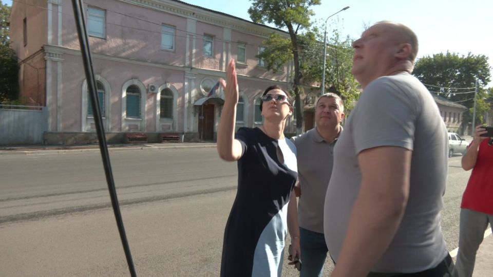 Яна Пащенко ознакомилась с ходом работ на участке дороги в районе улицы Шевченко