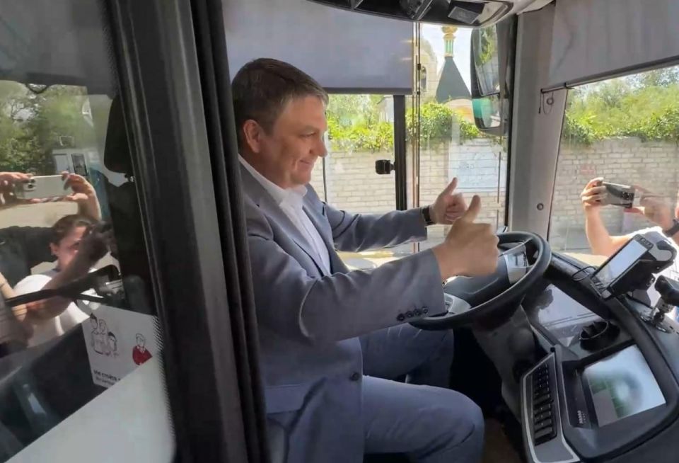 Луганская Народная Республика первой из четырех воссоединенных регионов запустила движение электробусов