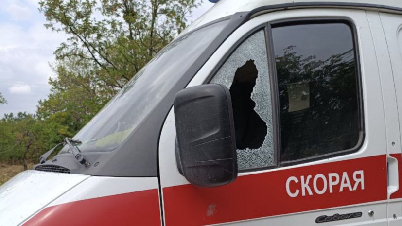 В ЛНР при ударе дрона ВСУ по машине скорой помощи пострадали фельдшеры