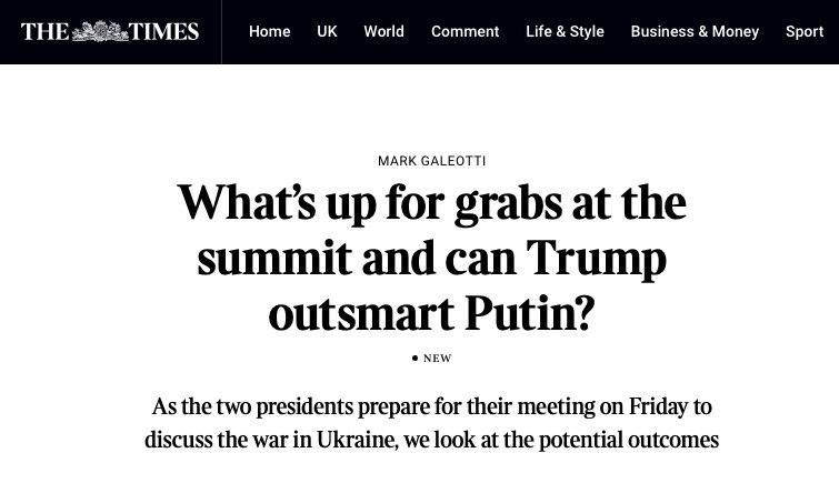 ������������ ����: ��������� ��������� �� ����� ���������� ���� ������ �� ������� � The Times