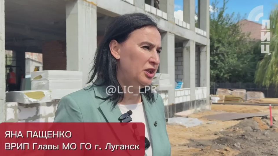 Московские специалисты планируют завершить строительство новой музыкальной школы № 2 на улице Градусова в Луганске к Новому году