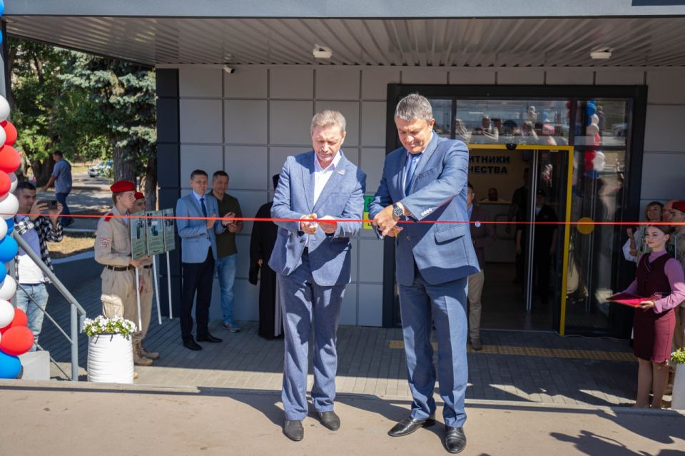 Леонид Пасечник принял участие в открытии нового современного офиса регионального филиала Фонда «Защитники Отечества»