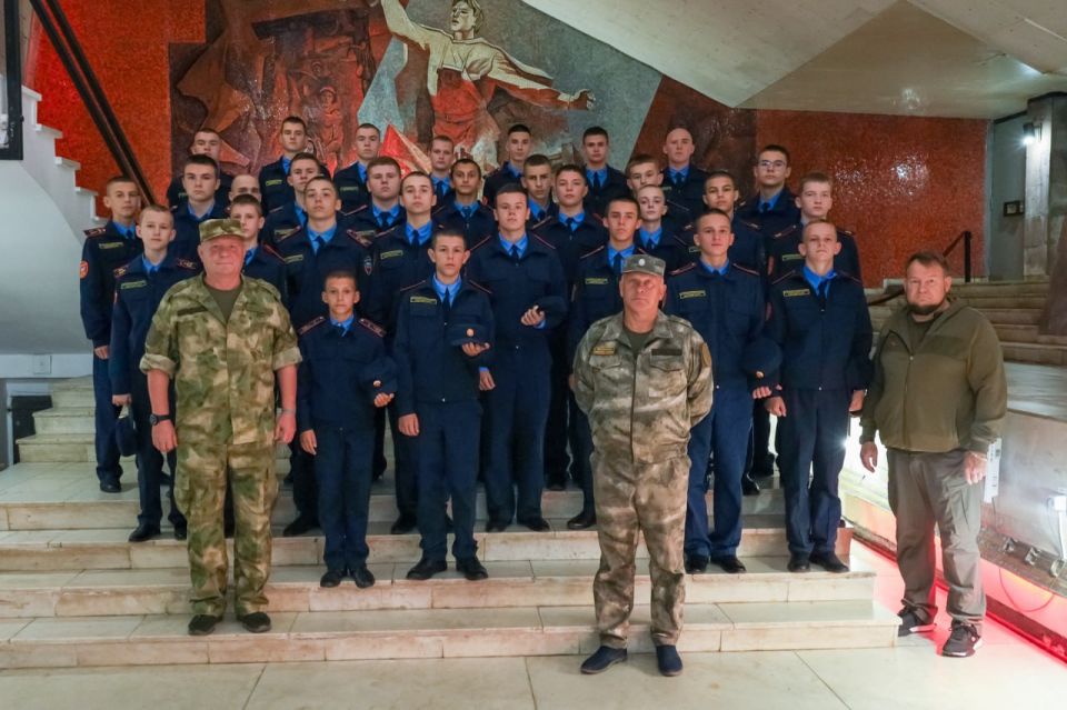 На базе мемориального комплекса на реке Миус продолжается цикл патриотических мероприятий