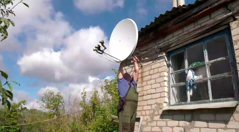 Проект «Русский мир» возобновил бесплатную установку спутниковых антенн в ЛНР
