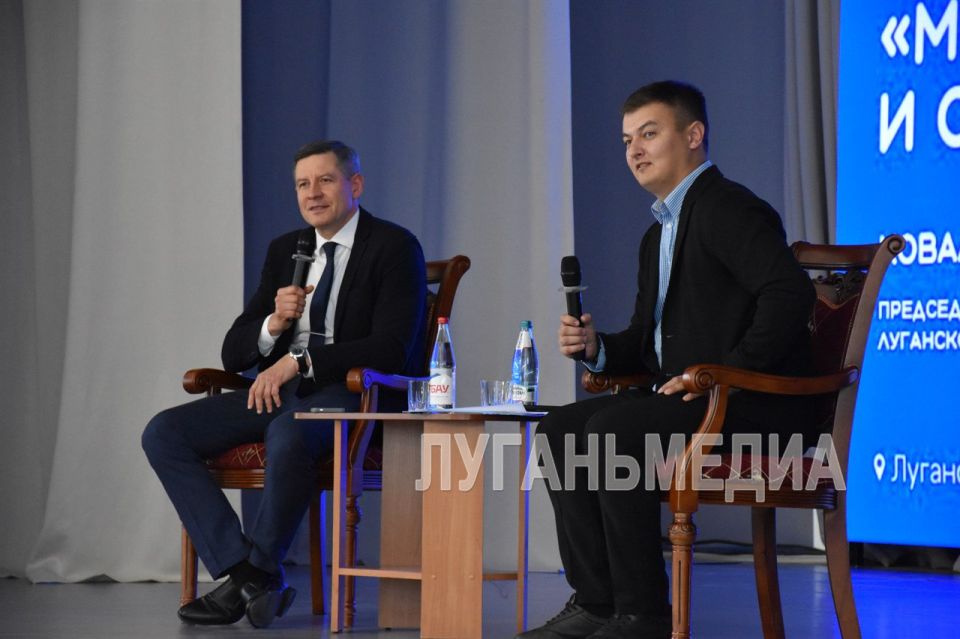 В ДонГТУ состоялась встреча студентов вуза с Председателем Правительства ЛНР Егором Ковальчуком