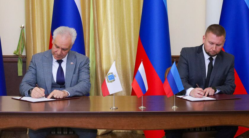 Народный совет ЛНР заключил три соглашения о межпарламентском сотрудничестве