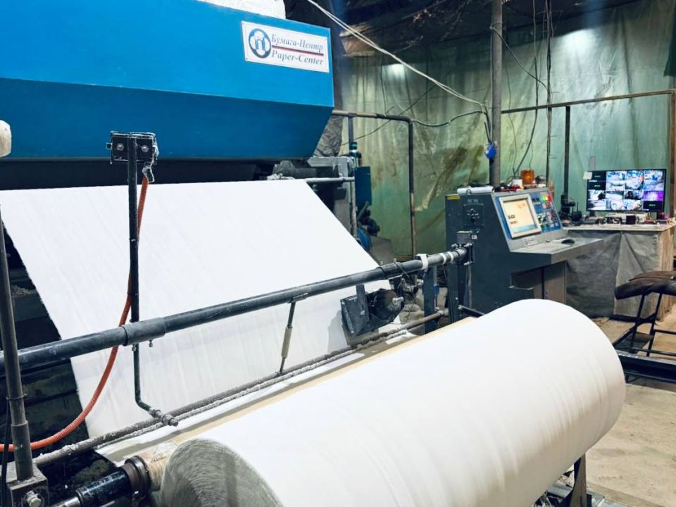 Бумагоделательные комплексы, производимые в ЛНР, поставляются на предприятия России и Казахстана