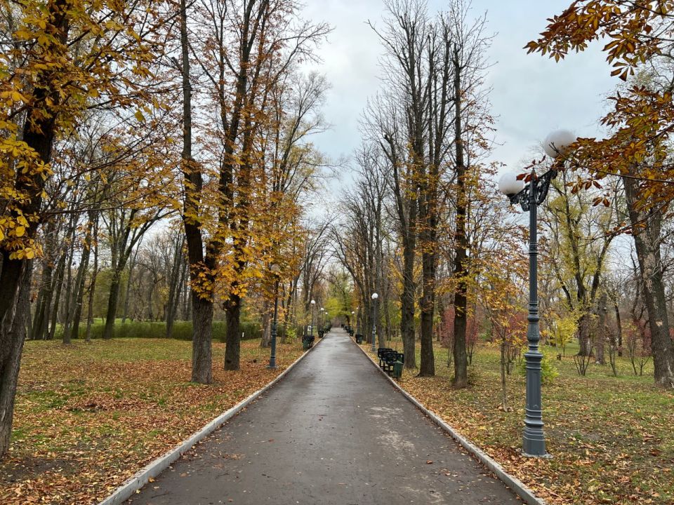 Осень в луганском парке культуры и отдыха М. Горького