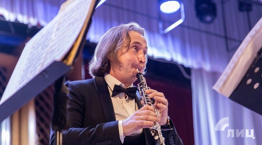 Московский гобоист выступил в Луганской академической филармонии