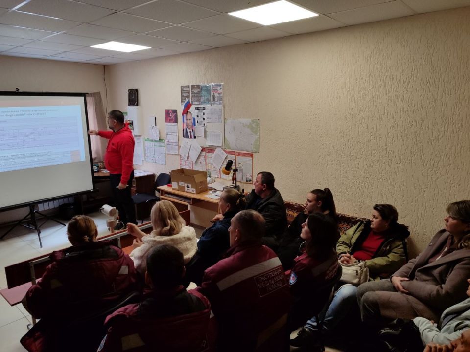 В Северодонецке – Лисичанском филиале Луганского центра медицины катастроф - прошла обучающая лекция