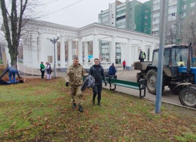 Мероприятие по благоустройству прошло в парке имени Горького