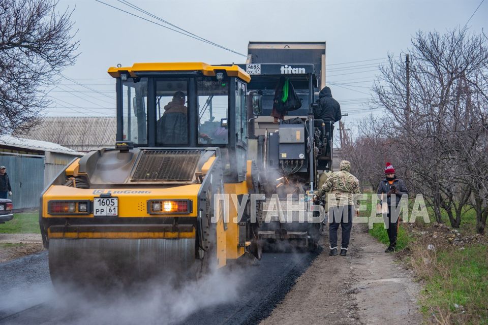 В луганской агломерации заканчивается капитальный ремонт дорог, чье восстановление было запланировано на текущий год