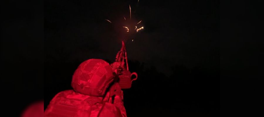 Мобильные огневые группы Росгвардии сбили вражеские дроны в ЛНР (видео)