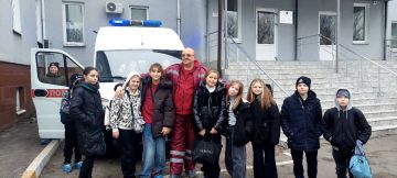 Профориентационная экскурсия прошла в Луганском центре медицины катастроф