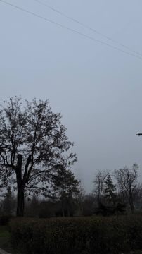 В Луганске густой туман: в нем даже телевышка спряталась