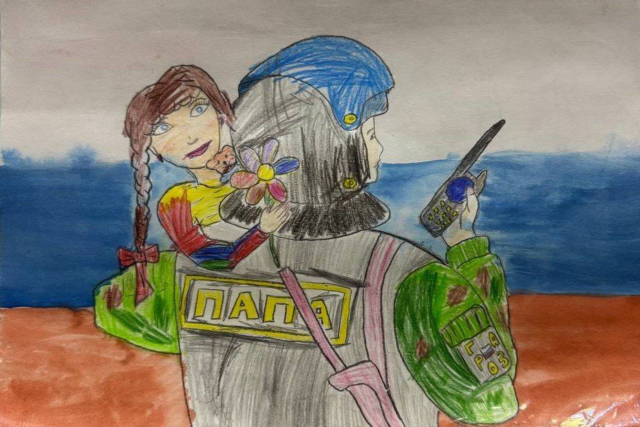 Личный состав отдела специального назначения «Гроза Луганск» регионального УФСИН провел конкурс детских рисунков в честь 35-й годовщины со дня создания ОСН