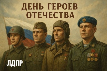 С Днём героев Отечества!. Сегодня мы отдаем дань уважения тем, кто проявил мужество, смелость и верность своей Родине