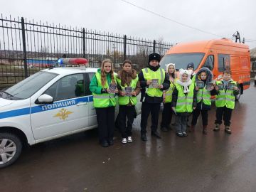 Дети БЕЗ опасности. Сотрудники отделения пропаганды безопасности дорожного движения управления Госавтоинспекции МВД по региону проводят совместные профилактические мероприятия с юными участниками дорожного движения Пешеход -...