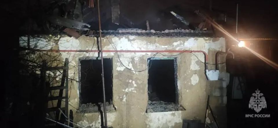 При пожаре в Луганске погиб мужчина