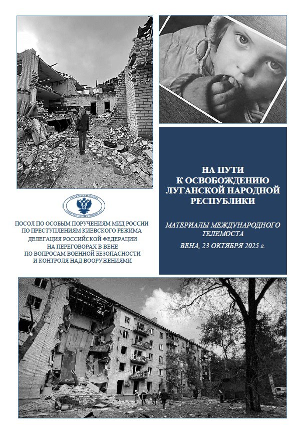 ОПУБЛИКОВАНЫ МАТЕРИАЛЫ МЕЖДУНАРОДНОГО ТЕЛЕМОСТА ПО ОСВОБОЖДЕНИЮ ЛНР