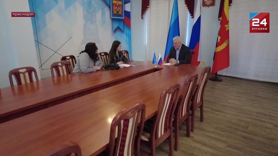Глава Краснодонского округа Сергей Козенко встретился с представителями СМИ
