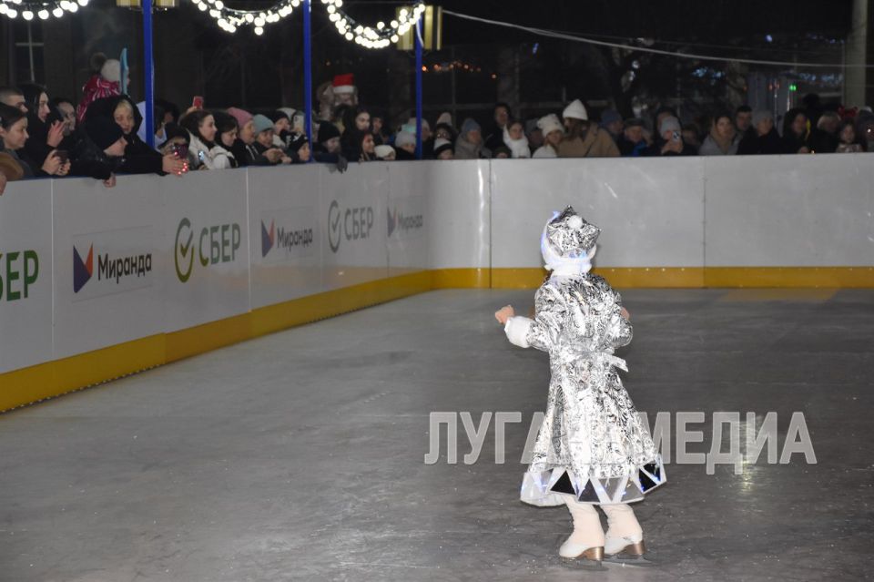 В Луганске открылся главный городской каток
