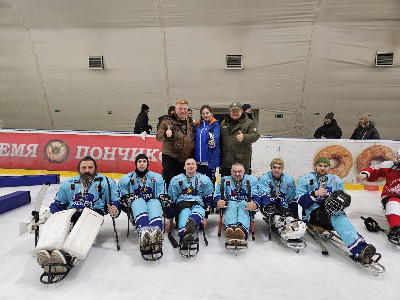 Андрей Губарев: Команда из Луганской Народной Республики приняла участие в первом Юнифайд-фестивале по адаптивному хоккею, который прошел в Ростовской области