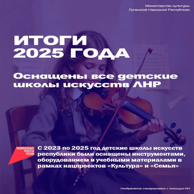 Завершено масштабное обновление всех детских школ искусств Луганской Народной Республики!