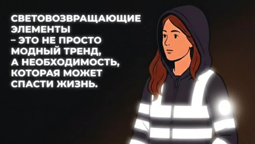 Помните, что световозвращающие элементы на одежде – это не просто аксессуары, это важная деталь, которая может помочь спасти жизнь!