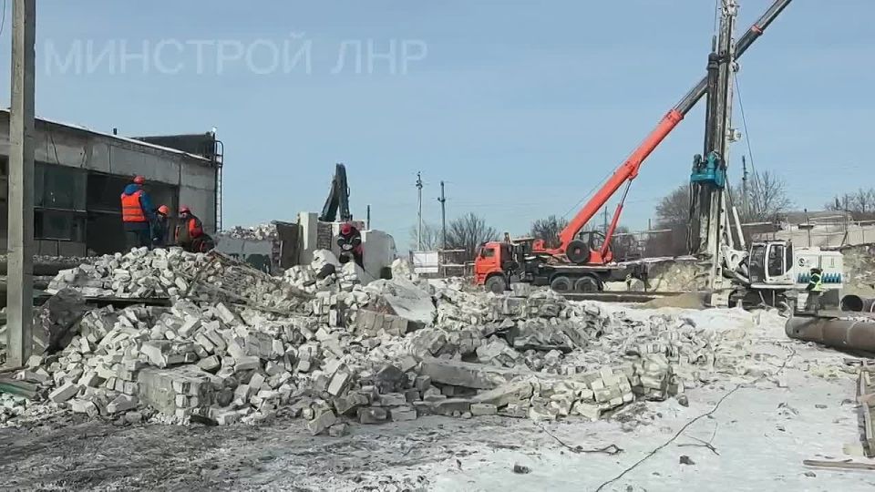 В Луганске начата реконструкция канализационной насосной станции