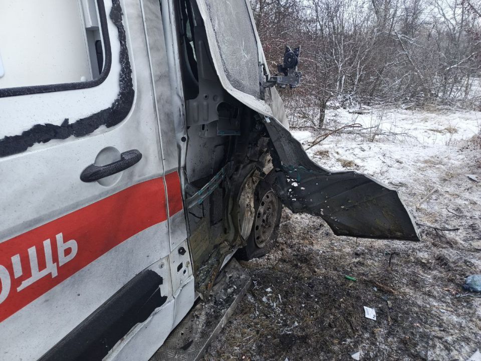 В ЛНР дроны дважды атаковали бригаду скорой помощи в Сватово