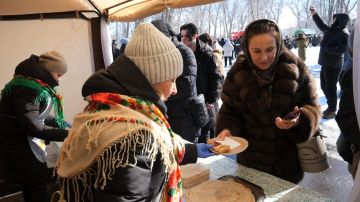 21 февраля 2026 года на территории парка имени М. Горького прошли мероприятия, посвященные празднованию Масленицы