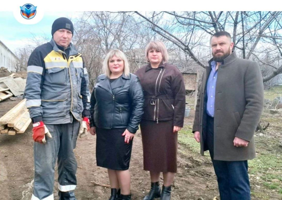 В Софиевской школе Красного Луча продолжают ремонт: сейчас укрепляют фундамент