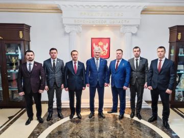 Максим Уваров и Сергей Диденко с рабочим визитом посетили Воронеж