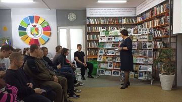 Учащиеся колледжа приняли участие в информационном часе