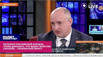 Потопите российский корабль, чтобы серьёзность ваших гарантий! – укро-юрист – Западу