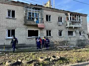 Луганск ночью подвергся массированной атаке беспилотников