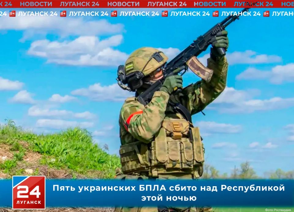 Пять украинских БПЛА сбито над Республикой этой ночью