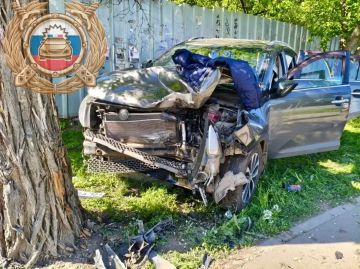 В Луганске 22-летняя девушка погибла, врезавшись в дерево на Kia Sportage